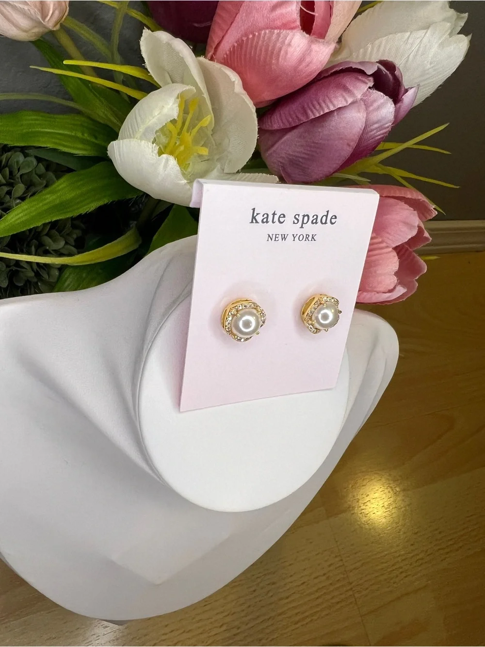 kate spade | Jewelry | Kate Spade Faux Pearl Stud Earrings | Poshmark
